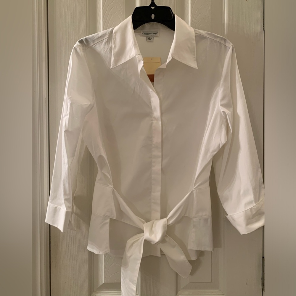 Coldwater Creek Front Tie Shirt (NWT)
